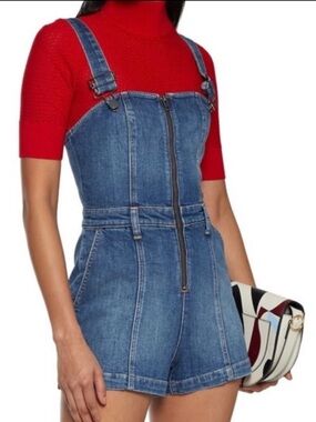 Alice + Olivia denim romper